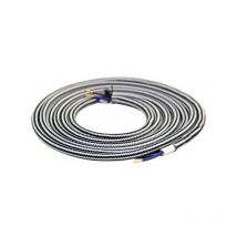 Cavi tessili Doppio isolamento Colore 2 Metri - Nero e Bianco