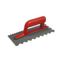 Faithfull - Cazzuola per colla in plastica a denti tondi e triangolari