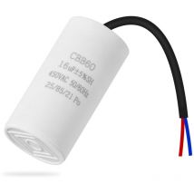 CBB60 45v 16uf 50/60HZ condensateur de démarrage, condensateur de moteur, condensateur de moteur, condensateur microfarad avec fil