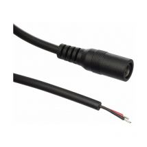 Câble alimentation 2m souple ruban led cct 3 fil électrique et prise connecteur rapide bandeau