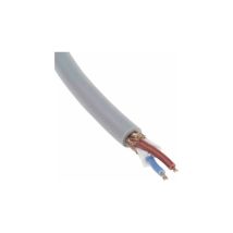 Câble audio 1 paire , 0,22 mm² Blindé, Multiconducteur, gaine Gris