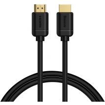 Câble HDMI 2.0 4K 60 Hz 3D HDR 18 Gbps 1 m noir