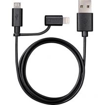 Câble de charge Lightning et Micro usb 1m Varta