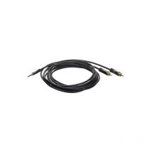 Câble de connexion audio de 3.5 mm vers 2 x rca - 1.5 m
