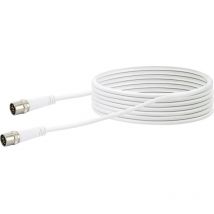 Antenne, sat Câble de raccordement [1x f à raccord rapide - 1x f à raccord rapide] 7.50 m 10 dB quadruple bli - Schwaiger
