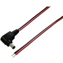 Câble de raccordement basse tension Bkl Electronic 075148 dc mâle - extrémités de câble ouvertes 5.50 mm 2.10 mm 0.50 m 1 pc(s)