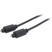 Câble De Raccordement Kash 30l509 [1x Toslink Mâle (odt) - 1x Toslink Mâle (odt)] 2.00 M Noir Contacts Dorés D28737