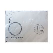 Câble de suspension 3m Trapèze embout boucle (fr) + tpzpl N2 autobloquant charge 0-45kg Gripple