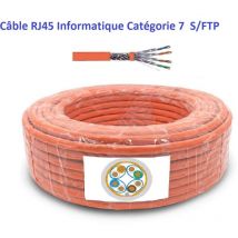50 m Câble informatique catégorie 7 s/ftp - 4 paires