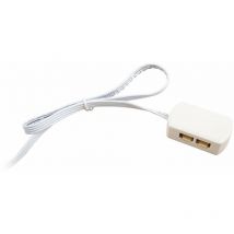 Câble distributeur led rgb 2 voies avec fil électrique (2 fils) 0,5m Connecteur Rapide