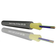 Rs Pro - Câble fibre optique 200m Avec connecteur, OM3 Multi-mode, 4 fibres, lszh ( Prix pour Bobine de 200 Mètres )