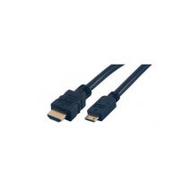 Mcl Samar - Câble hdmi haute vitesse 3D + Ethernet type a / c (mini) mâle - 2m