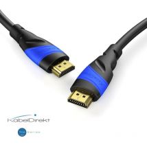 Tikoo - Câble hdmi haute vitesse 3D avec Ethernet mâle / mâle - 5m