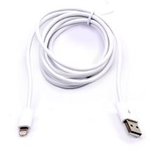 Câble V-tac Lightning vers usb-a 1,5 m Charge Rapide 2,4 a avec Licence mfi Couleur Blanc - 8453