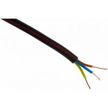 Zenitech - Câble d'alimentation électrique U1000R2V 3G1,5mm² - Noir - 100m