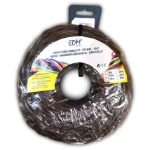EDM - E3/11995 câble parallel textile torsadé 3X2,5MM marron 25MTS