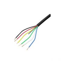 Câble multipolaire Liyy 6x0,25 Noir