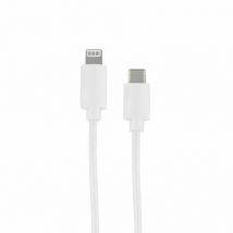 Metronic - Câble mfi /usb-c pour iPhone iPad 1 m - blanc