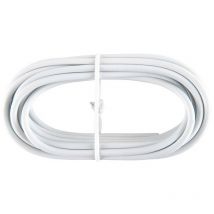 Câble Plastifié Blanc Porte-Visière 3m Pv025 Cintacor