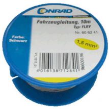 Câble pour l'automobile flry-b Conrad Components 606241 1 x 1.50 mm² noir 10 m