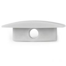 Barcelona Led - Embout de finition gris pour profilé encastré PXG-205