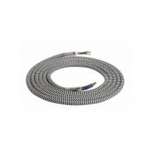 Câble Textile Rond Double Isolation 2 Mètres