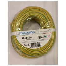 Câble unipolaire fs17 Go-at Topline mfs171,5gv50-1,5mmq-50 mètres - jaune vert