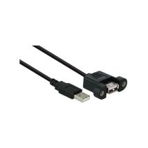Câble USB 2.0 de panneau Type A male / B femelle - 0,5 m