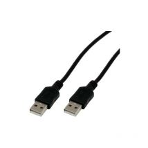 Mcl Samar - Câble usb 2.0 mcl type a / a mâle 5m Noir