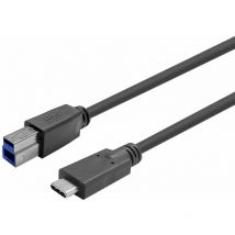 Câble usb-c mâle - b mâle