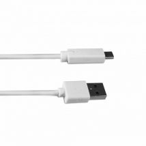 Metronic - Câble usb-c mâle/USB-A mâle 2.0 - 1 m - blanc