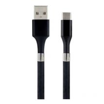 Câble usb-c /usb-a aimanté 2 m - noir