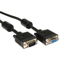 Câble vga Rs Pro 5m vga / Mâle, vga / Femelle ( Prix pour Paquet de 5 )