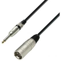 Câble xlr Macho a jack 6,3 Mono 1mts