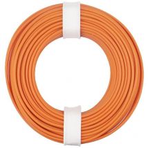 Donau Elektronik 150-017 Fil de câblage 1 x 0.50 mm² orange 10 m