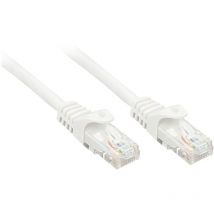 48203 RJ45 Câble réseau, câble patch cat 6 u/utp 2.00 m blanc 1 pc(s) - Lindy