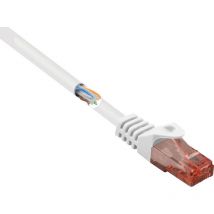 Renkforce - RF-5043884 RJ45 Câble réseau, câble patch cat 6 u/utp 2.00 m blanc avec cliquet d'encastrement, sans halogène 1 pc(s) S590152
