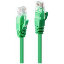 48046 RJ45 Câble réseau, câble patch cat 6 u/utp 0.50 m vert 1 pc(s) S239382 - Lindy