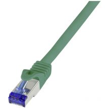C6A045S RJ45 cat 6a s/ftp 1.50 m vert 1 pc(s) W817692 - Logilink