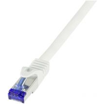 C6A021S RJ45 cat 6a s/ftp 0.50 m blanc 1 pc(s) W819752 - Logilink