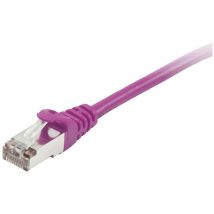 Unbekannt - Equip 605555 RJ45 Câble réseau, câble patch cat 6 s/ftp 1.00 m violet contacts dorés 1 pc(s) X916002