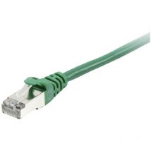 Unbekannt - Equip 605547 RJ45 Câble réseau, câble patch cat 6 s/ftp 0.50 m vert contacts dorés 1 pc(s) X916142
