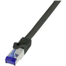 C6A043S RJ45 cat 6a s/ftp 1.50 m noir 1 pc(s) W817402 - Logilink
