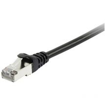 Unbekannt - Equip 605591 RJ45 Câble réseau, câble patch cat 6 s/ftp 2.00 m noir contacts dorés 1 pc(s) X916432