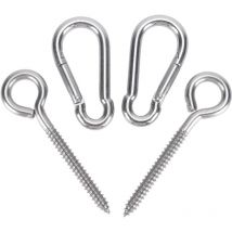 CCYKXA 1 Accessoires pour fauteuil suspendu balançoire hamac chaise hamac pour hamac balançoires fauteuil suspendu crochet fixe crochet fixe pivotant