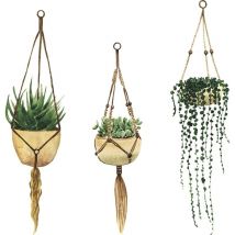 Ccykxa - 1 Piece Green Plant Wall Stickers, Hanging Plant Wall Stickers, Potted Plant Wall Stickers, Tropical Plant Wall Stickers, Wall Decoration