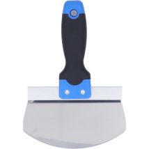 1 Piece Stainless Steel Spatula, Curved Spatula, Drywall Hand Tool with Smooth Edge for Painters and Plasterers - Ccykxa