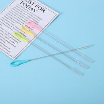 10 Pcs Brosse de Nettoyage de Paille, Brosses de Nettoyage de Paille, Brosse à Bouteilles Brosse Fine, Brosse de Tube à Essai, Nettoyeur de Tube de