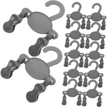 CCYKXA 10 Pièces Pince à Chaussures pour Enfants Gardien De Hot-Dogs Nourriture Articulée Clips De Cintres pour Pantalons Clips De Cintres pour Bébé