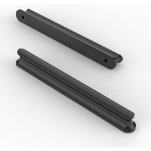 10 Pièces Poignee de Meuble Cuisine Noir 128mm Poignées Meubles avec Vis, pour Bureaux, Tiroirs, Armoires, Placard UK0047 - Ccykxa